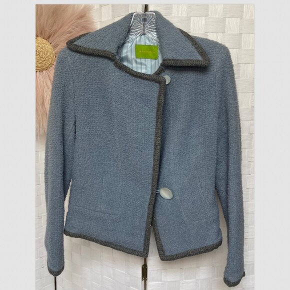 Rapsodia Blue Wool Blazer Size XS - Picture 1 of 6